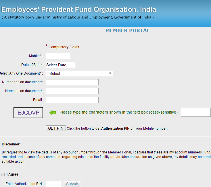 How To Know Your Epf Balance Succinct Fp 8468
